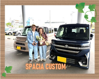 スペーシアカスタム納車です